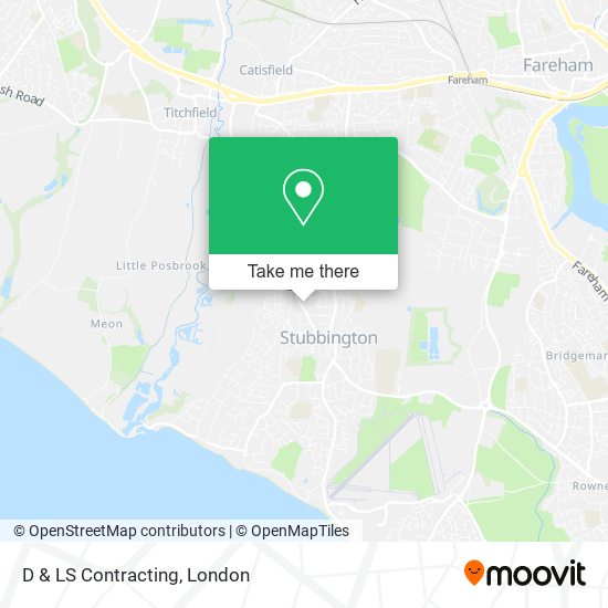 D & LS Contracting map