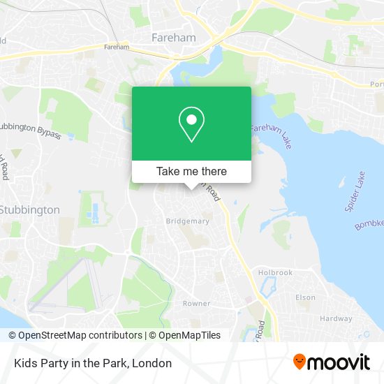 Kids Party in the Park map