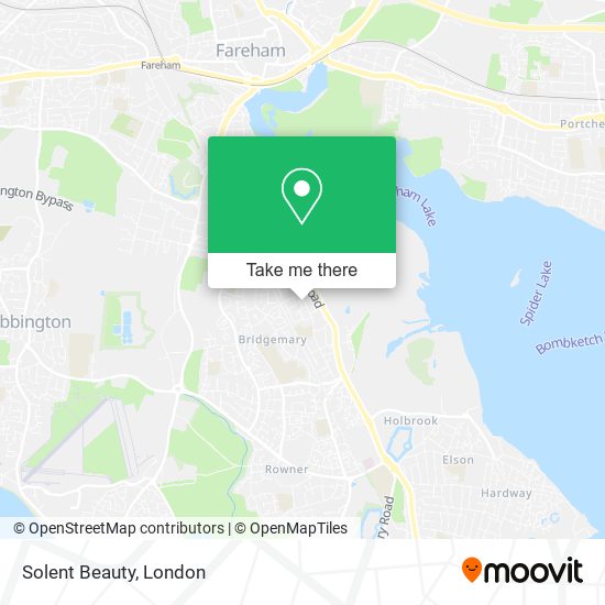 Solent Beauty map