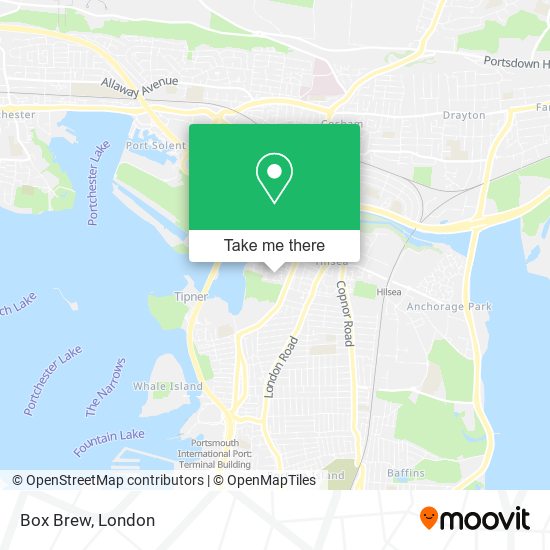 Box Brew map