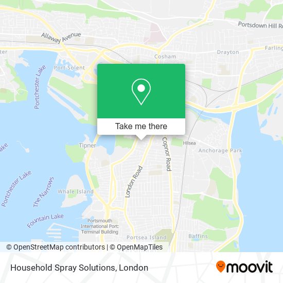 Household Spray Solutions map