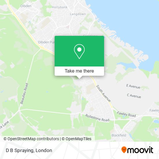 D B Spraying map