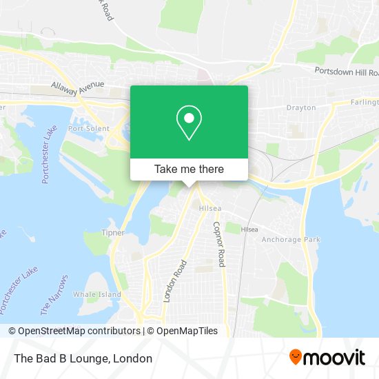 The Bad B Lounge map