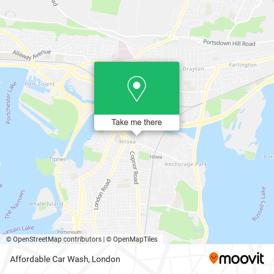 Affordable Car Wash map