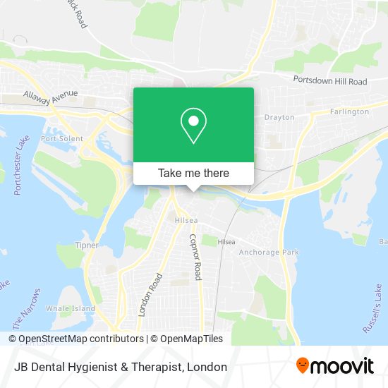 JB Dental Hygienist & Therapist map