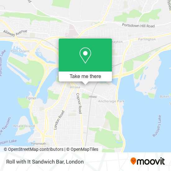 Roll with It Sandwich Bar map