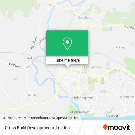 Cross Build Developments map