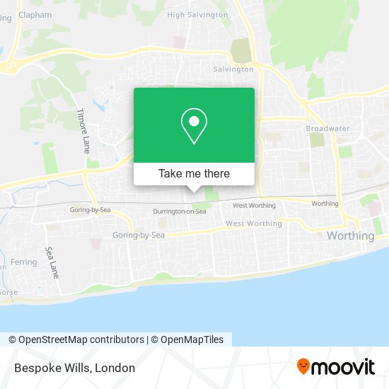 Bespoke Wills map