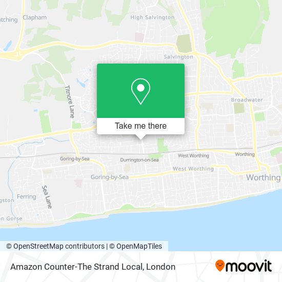 Amazon Counter-The Strand Local map