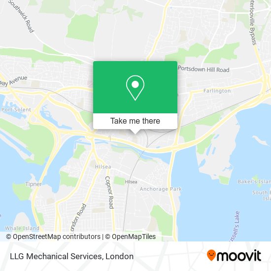 LLG Mechanical Services map
