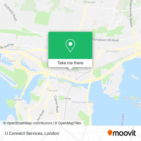 U Connect Services map