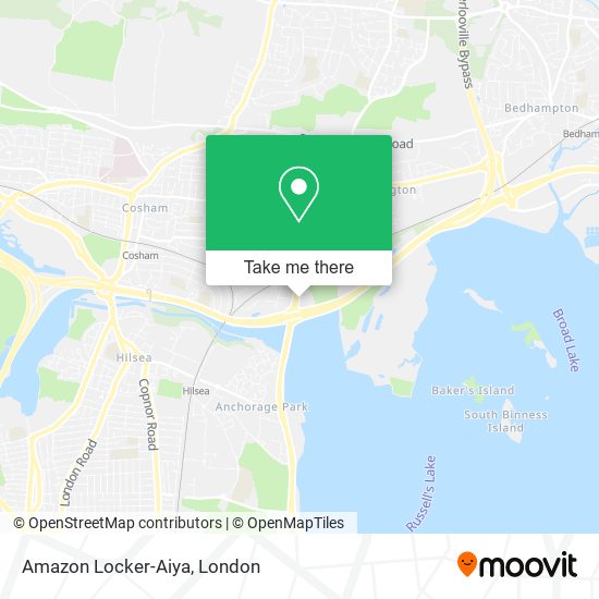 Amazon Locker-Aiya map