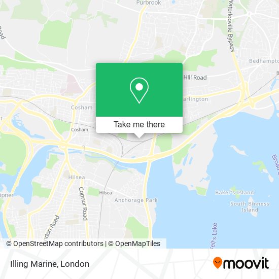 Illing Marine map