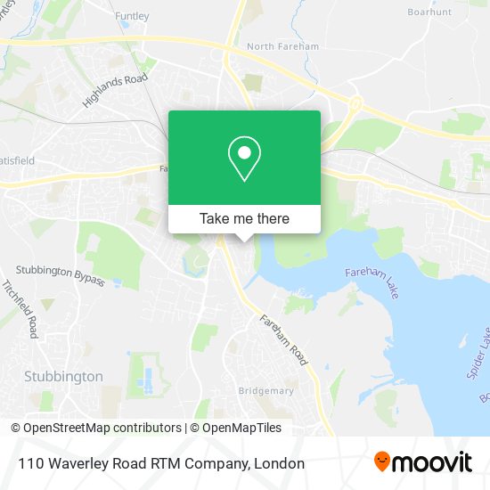 110 Waverley Road RTM Company map