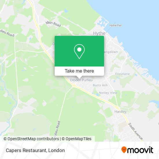 Capers Restaurant map