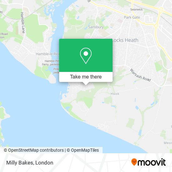 Milly Bakes map