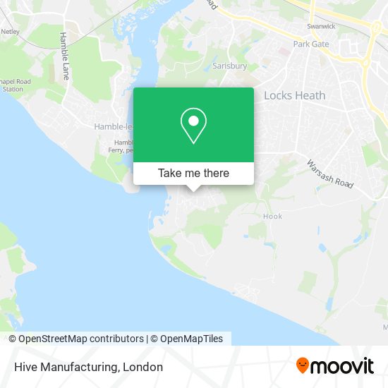 Hive Manufacturing map