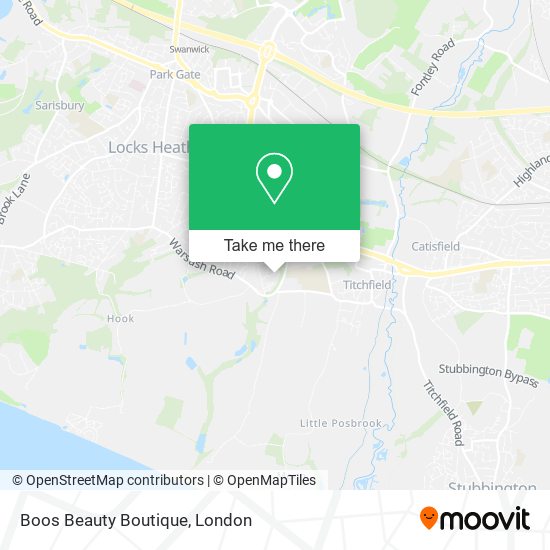 Boos Beauty Boutique map