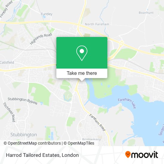 Harrod Tailored Estates map
