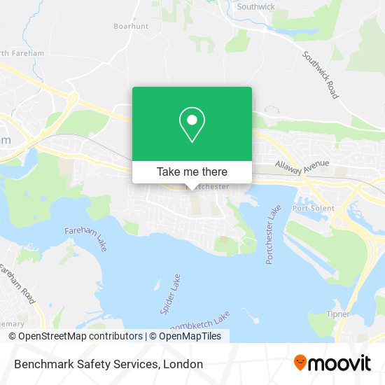 Benchmark Safety Services map