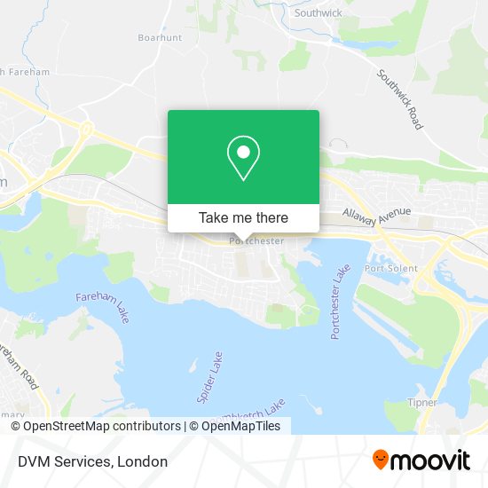 DVM Services map