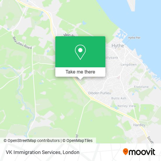 VK Immigration Services map