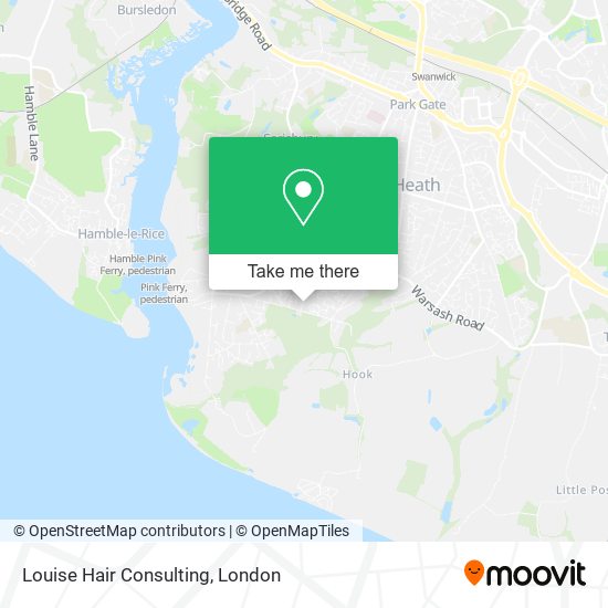 Louise Hair Consulting map