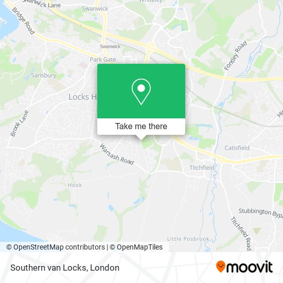 Southern van Locks map