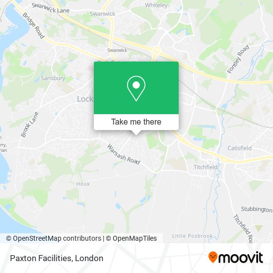 Paxton Facilities map