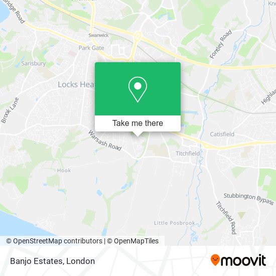 Banjo Estates map