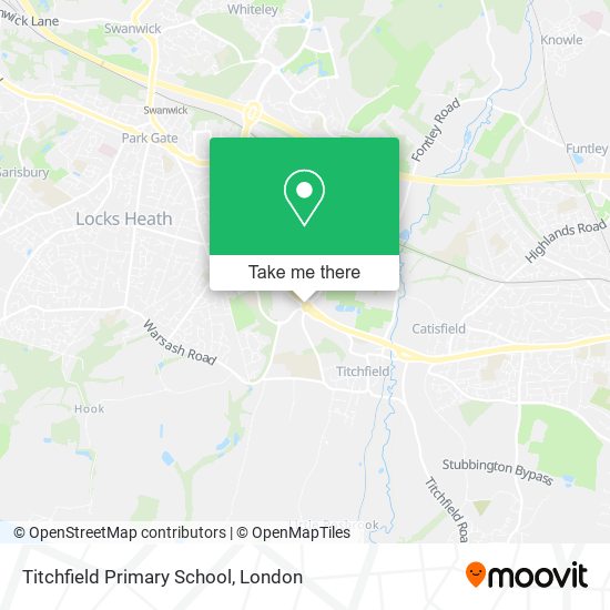 Titchfield Primary School map