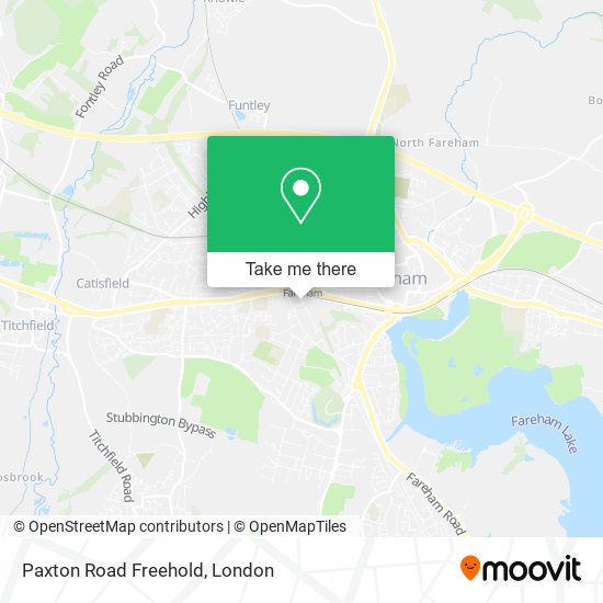 Paxton Road Freehold map