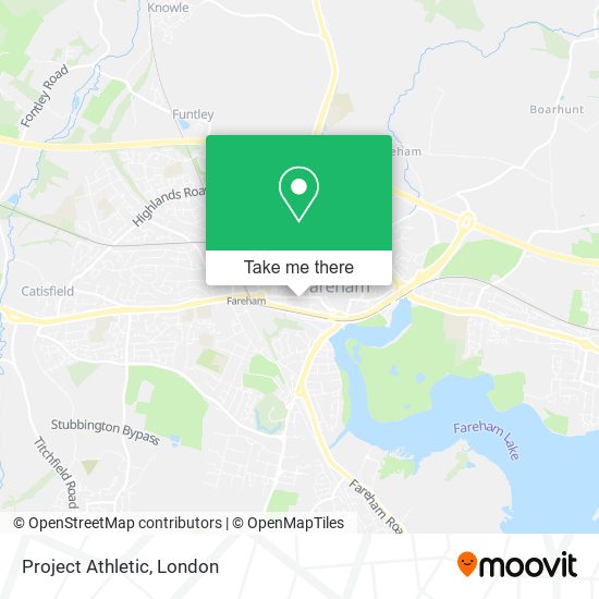 Project Athletic map