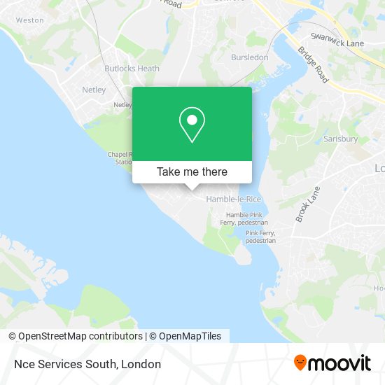 Nce Services South map