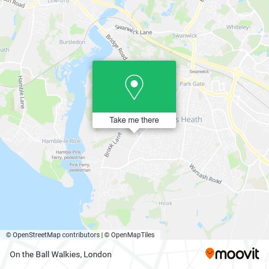 On the Ball Walkies map