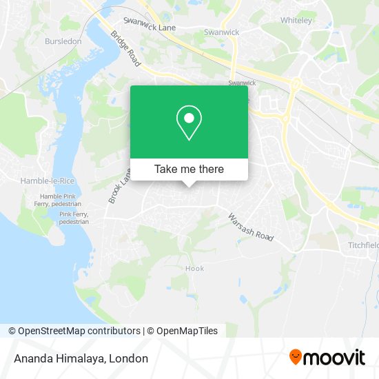 Ananda Himalaya map