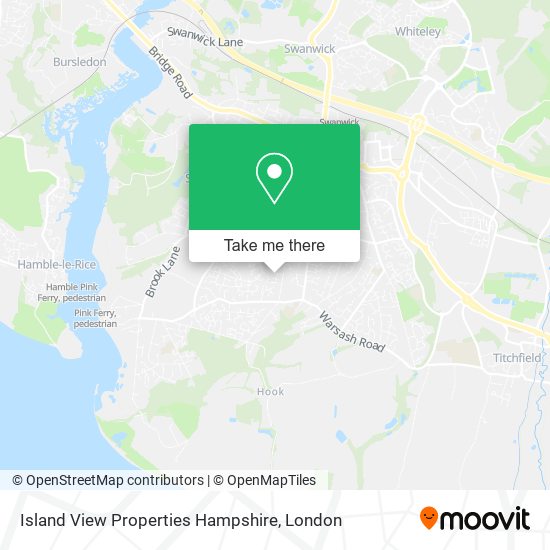 Island View Properties Hampshire map