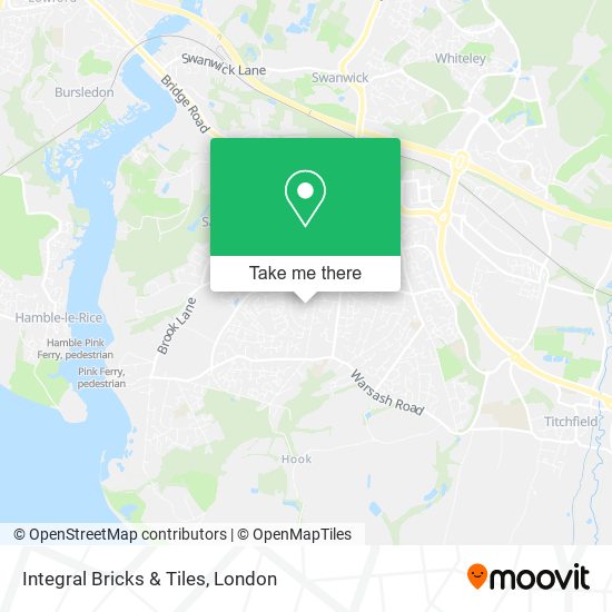 Integral Bricks & Tiles map