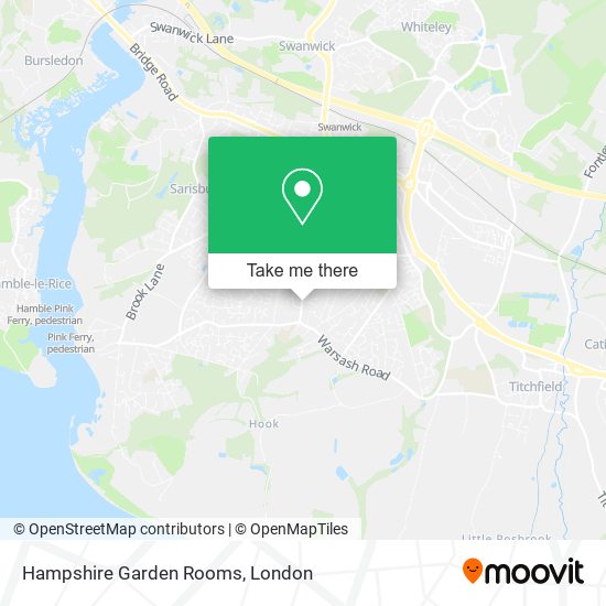 Hampshire Garden Rooms map