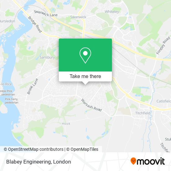 Blabey Engineering map