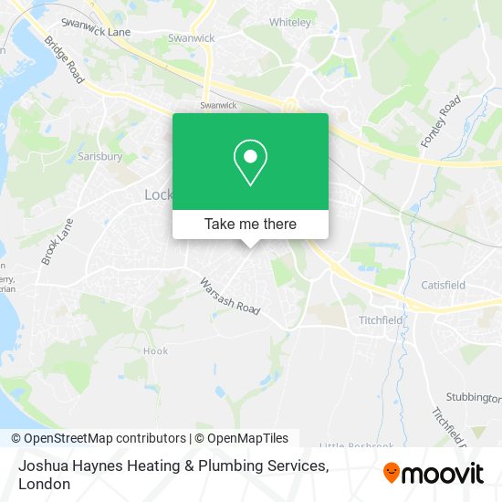 Joshua Haynes Heating & Plumbing Services map