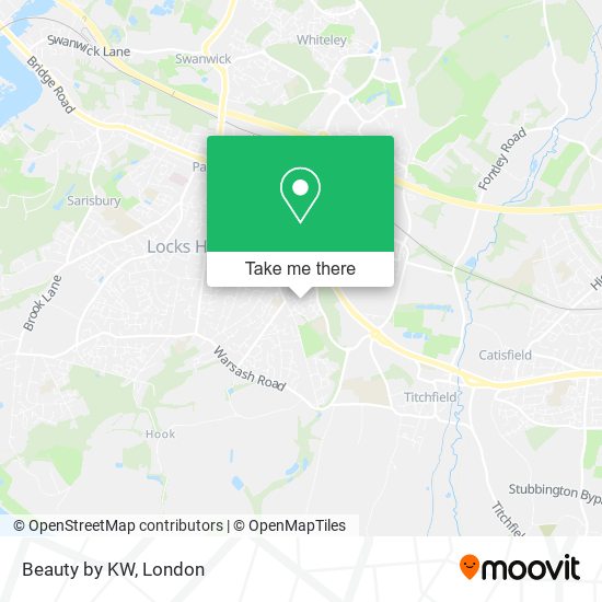 Beauty by KW map