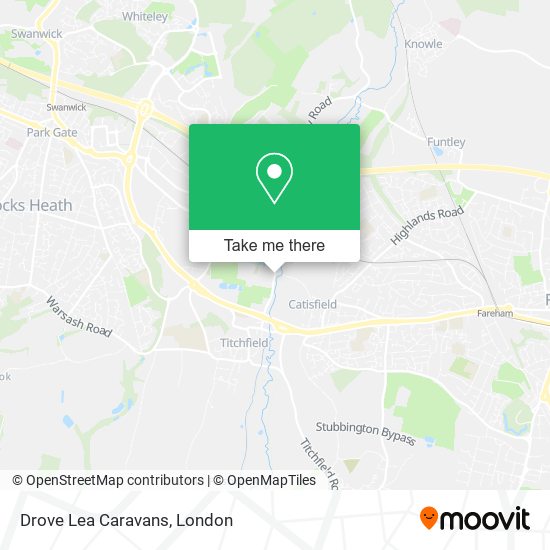 Drove Lea Caravans map