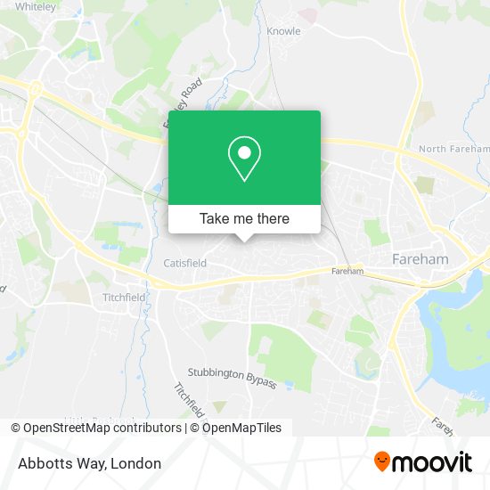 Abbotts Way map