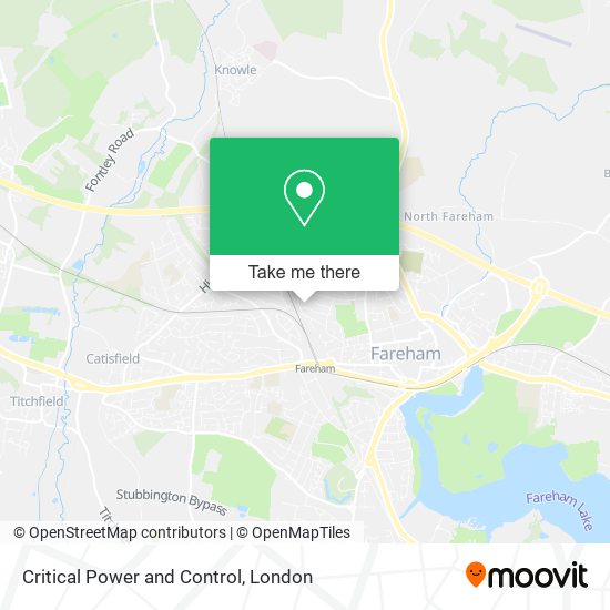 Critical Power and Control map