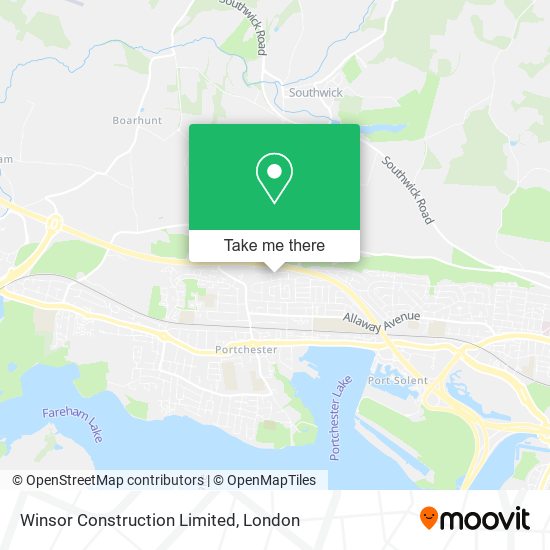 Winsor Construction Limited map
