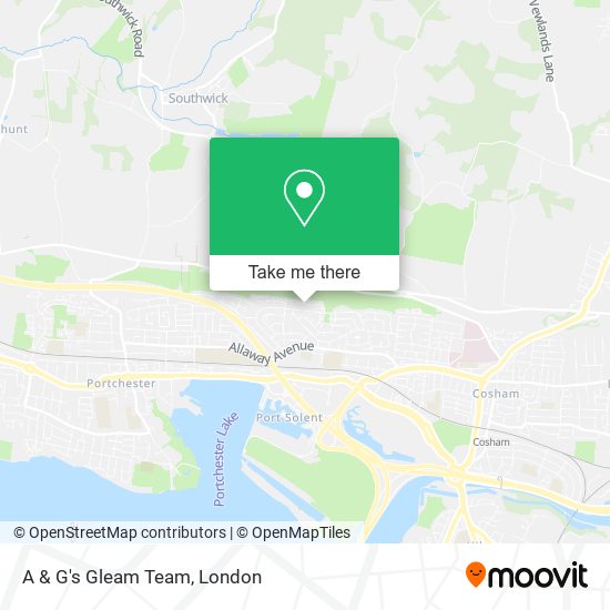 A & G's Gleam Team map