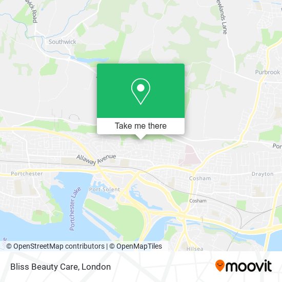 Bliss Beauty Care map