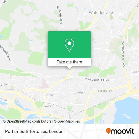 Portsmouth Tortoises map