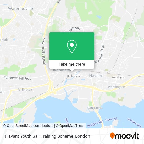 Havant Youth Sail Training Scheme map